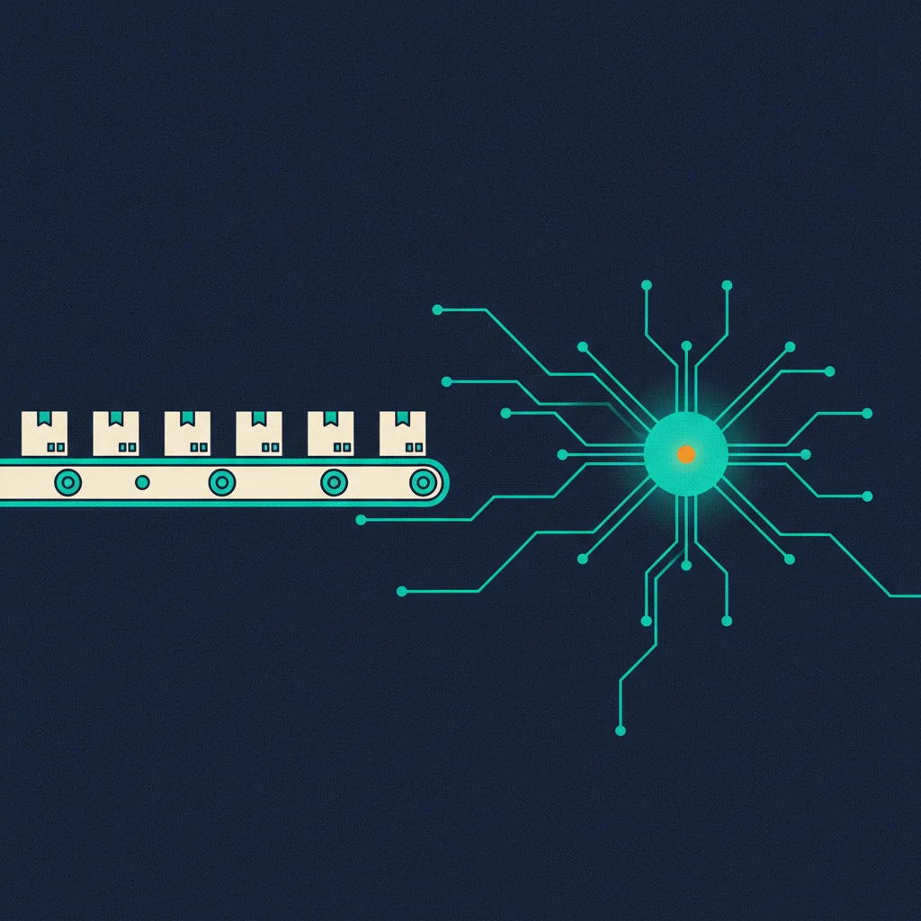 Simple rules-based automation compared with an intelligent AI agent